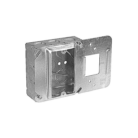 Abb Electrical Box, Deep Box 3/4" Support, Cvr 1 Device,  52171-CM14